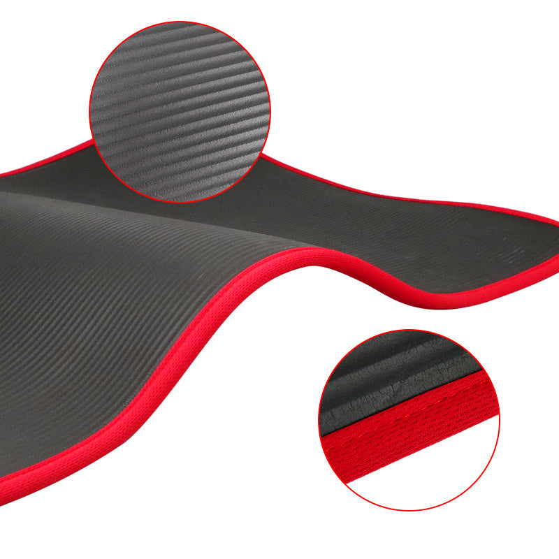 Non-slip fitness mat