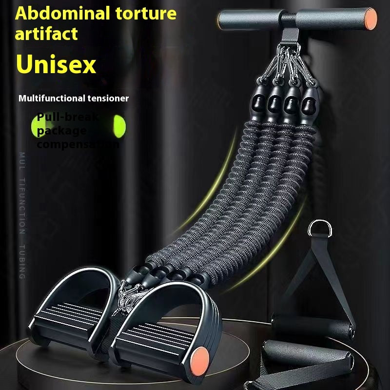 Pedal Chest Extender 45kg Four-strand Pulling Rope Practice