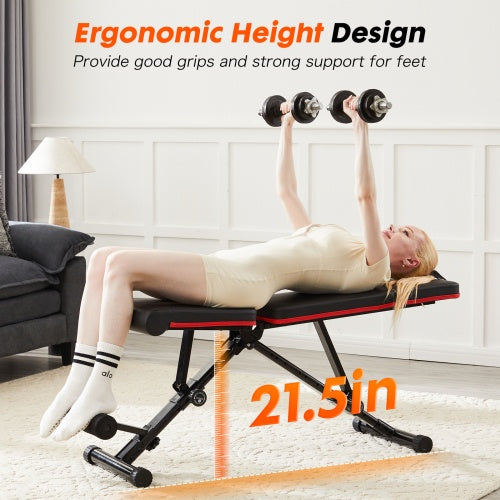 Adjustable weight bench