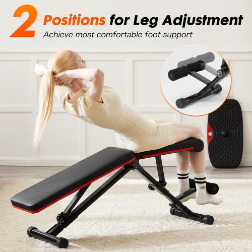 Adjustable weight bench