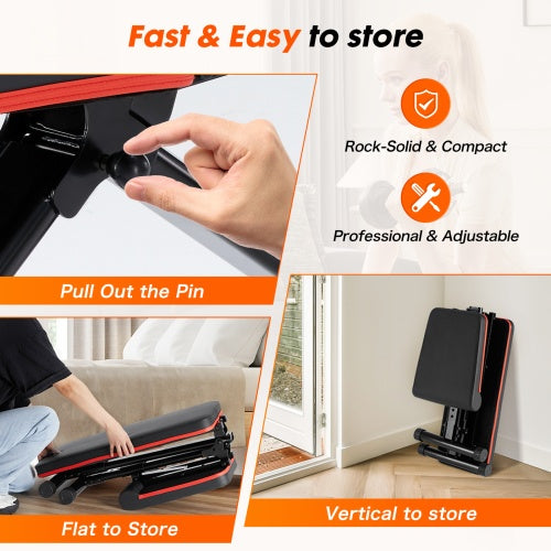 Adjustable weight bench