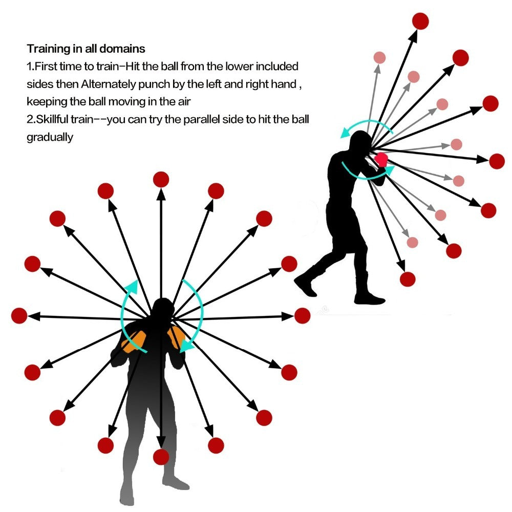 Boxing reflex speed punch trainor