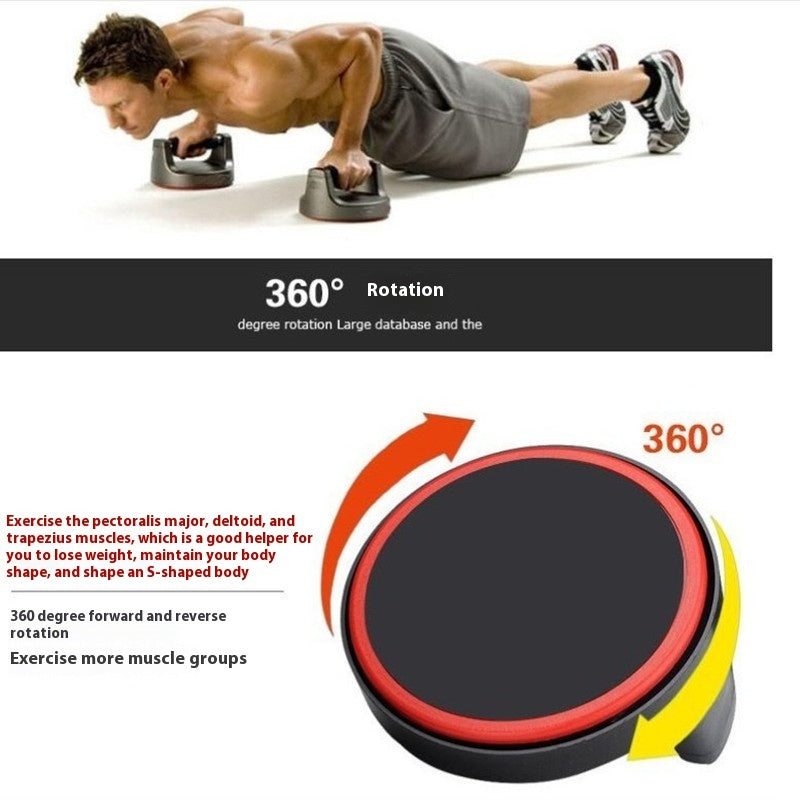 360° Rotating Push-Up Bars – Full Upper Body Workout
